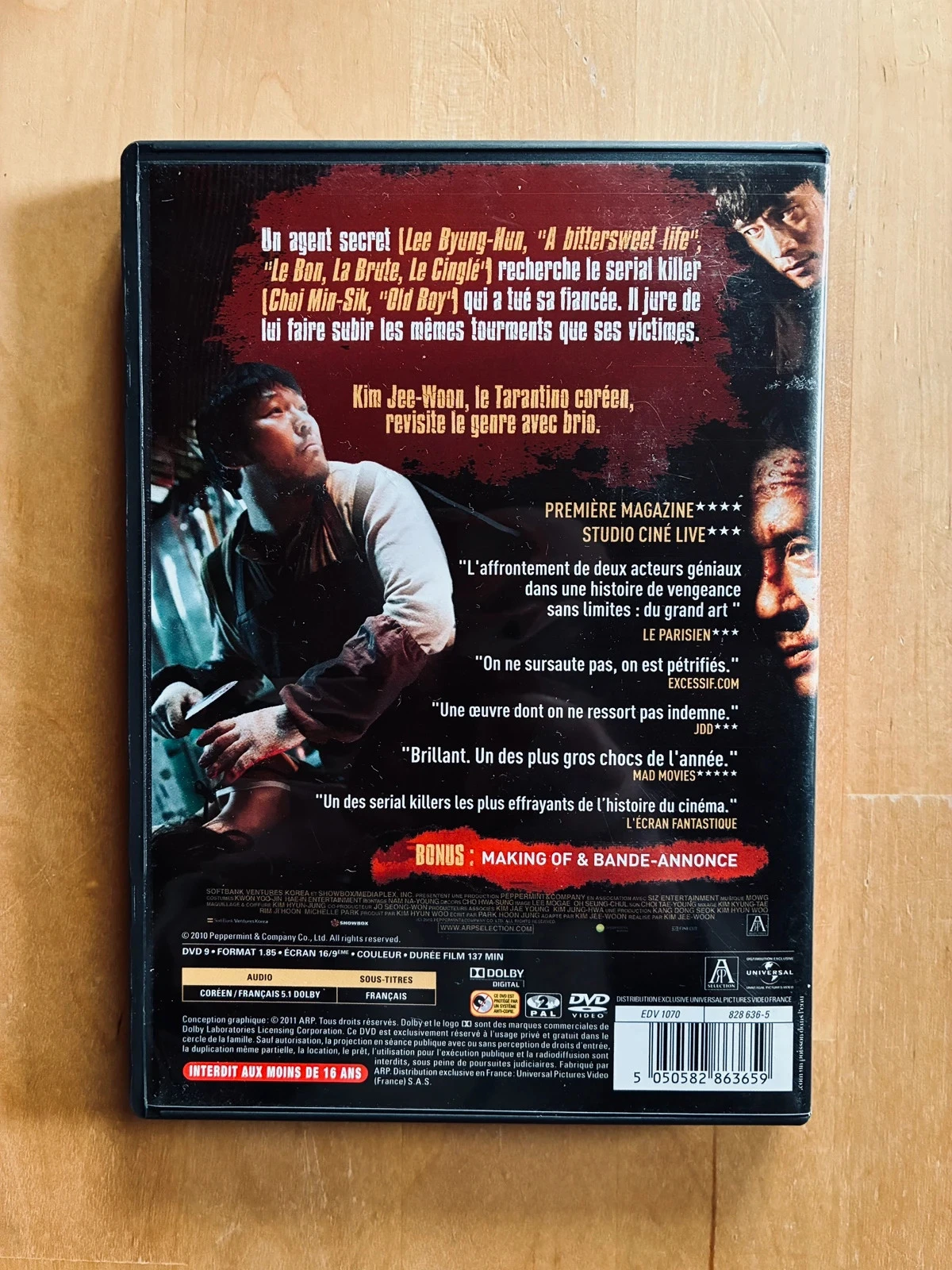 DVD I Met the Devil by Kim Jee-Woon. – photo 3